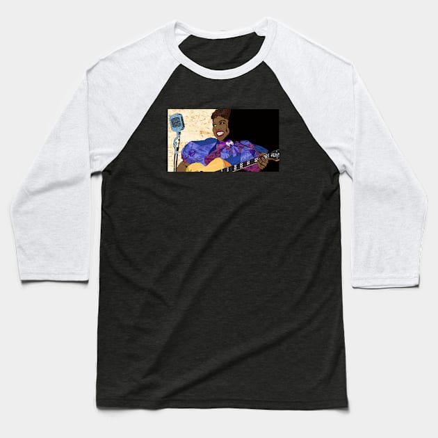 Sister Rosetta Tharpe Baseball T-Shirt by Gregg Standridge